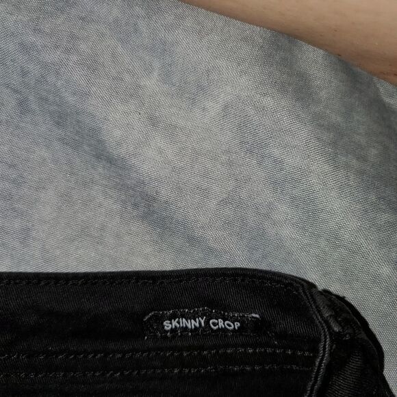 Calvin Klein Jeans Skinny Crop Black Size 4 - Picture 12 of 12